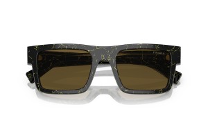 PRADA PR 19WS 19D01T fekete/sárga márvány napszemüveg