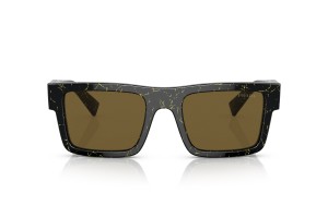 PRADA PR 19WS 19D01T fekete/sárga márvány napszemüveg