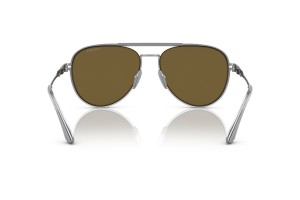PRADA PR 54ZS 16F01T, matt gunmetal keret, sötétbarna lencse