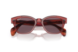 RAY-BAN RB0880S 6639AF átlátszó pink, Dark Violet