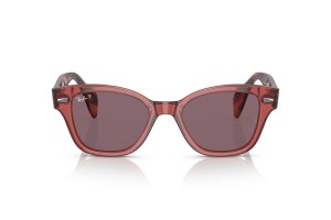 RAY-BAN RB0880S 6639AF átlátszó pink, Dark Violet
