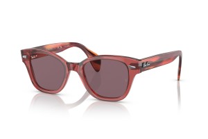 RAY-BAN RB0880S 6639AF átlátszó pink, Dark Violet