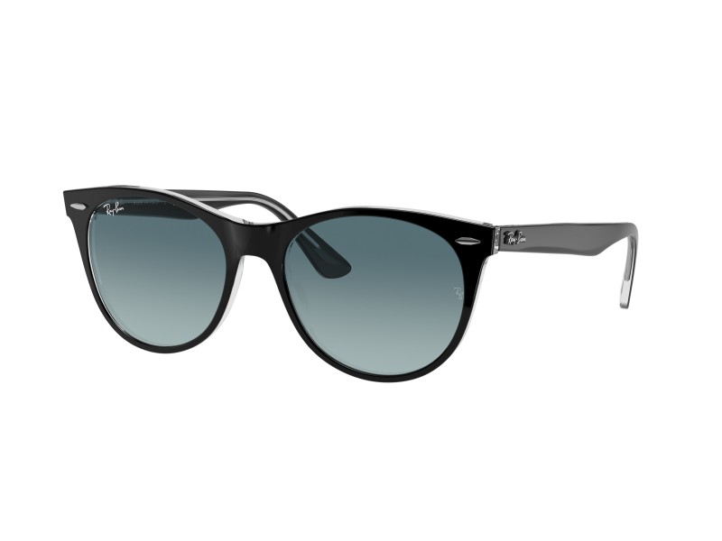Ray-Ban RB2185 Wayfarer II fekete-átmenetes kék napszemüveg