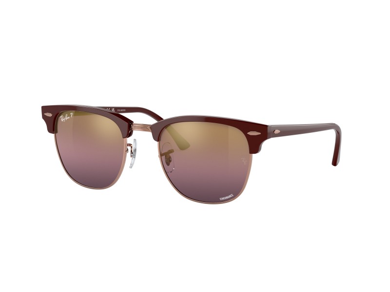 Ray-Ban Clubmaster RB3016 Bordeaux rózsaarany polarizált