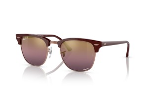 Ray-Ban Clubmaster RB3016 Bordeaux rózsaarany polarizált