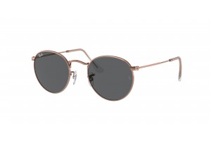 RAY-BAN RB3447 9202B1 ROUND METAL Rose Gold Dark Grey napszemüveg