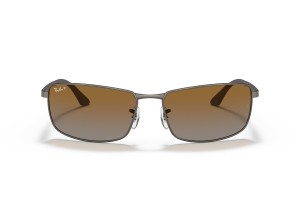 Ray-Ban RB3498 Gunmetal barna polarizált