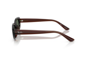 RAY-BAN RB4441D 714/71 áttetsző barna, sötétzöld lencse