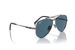 RAY-BAN RB8225 Aviator Titanium Gunmetal Blue polarizált