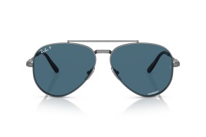 RAY-BAN RB8225 Aviator Titanium Gunmetal Blue polarizált