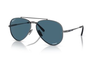 RAY-BAN RB8225 Aviator Titanium Gunmetal Blue polarizált