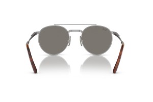 RAY-BAN RB8237 ROUND II Titanium — ezüst-szürke/kék