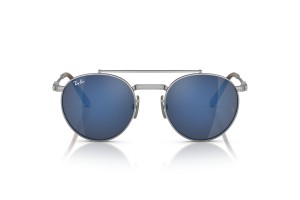 RAY-BAN RB8237 ROUND II Titanium — ezüst-szürke/kék