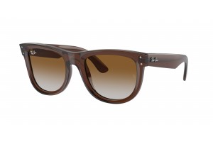 RAY-BAN RBR0502S 6709CB WAYFARER REVERSE Transparent Brown Brown napszemüveg