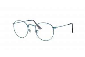 Ray-Ban RX3447V 3224 ROUND METAL Blue DEMO LENS szemüveg