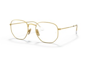 Ray-Ban RX8148V 1225 hexagonális arany szemüveg (DEMO)