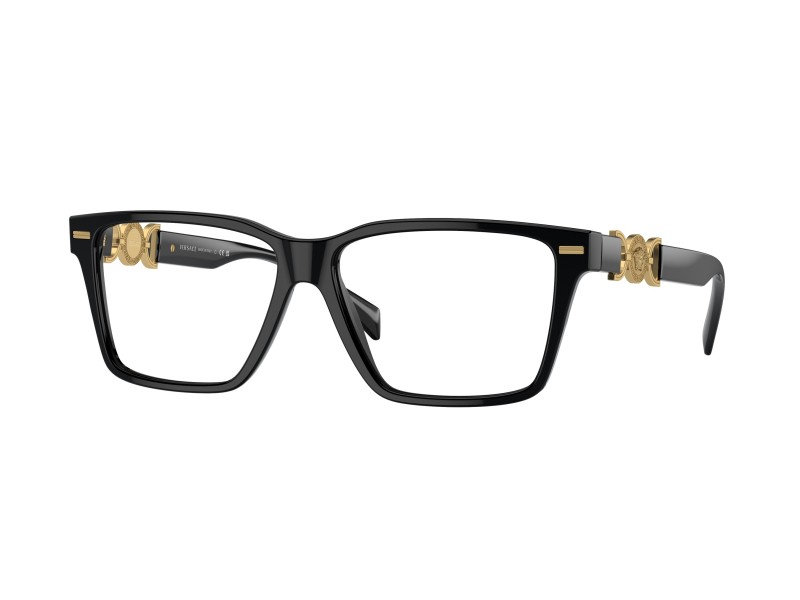 Versace VE3335 GB1 fekete szemüveg, demo lencsével