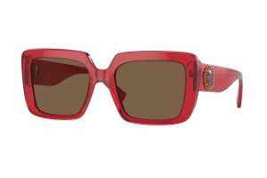 VERSACE VE4384B Transparent Red – sötétbarna lencse