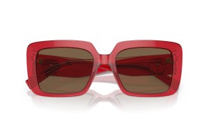 VERSACE VE4384B Transparent Red – sötétbarna lencse