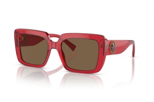 VERSACE VE4384B Transparent Red – sötétbarna lencse