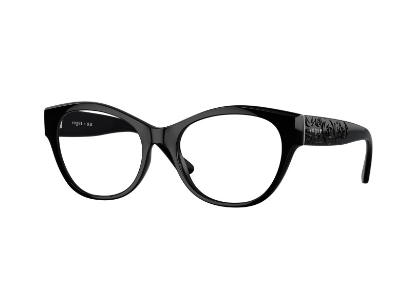 Vogue VO5527 W44 fekete demo lencsés szemüveg