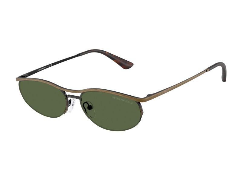 Emporio Armani EA2180 344671 antik arany, sötétzöld lencse
