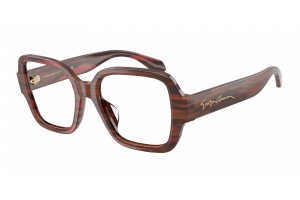 Giorgio Armani AR7297U 6479 bordó csíkos szemüveg - demo lencse