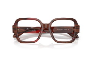 Giorgio Armani AR7297U 6479 bordó csíkos szemüveg - demo lencse