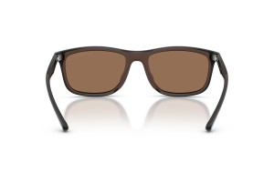Emporio Armani EA4277U - fényes fekete/barna