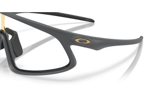 Oakley OO9524D RSLV — Matte Carbon, Clear-to-Black Iridium
