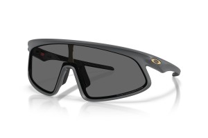 Oakley OO9524D RSLV — Matte Carbon, Clear-to-Black Iridium