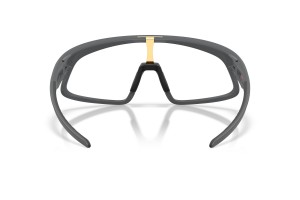 Oakley OO9524D RSLV — Matte Carbon, Clear-to-Black Iridium