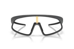 Oakley OO9524D RSLV — Matte Carbon, Clear-to-Black Iridium