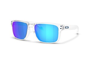 Oakley Holbrook OO9102 Polished Clear - Prizm Sapphire