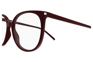 Saint Laurent SL 39 013 burgundi szemüveg (demo lencse)