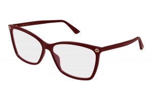 Gucci GG0025O 022 burgundy szemüveg - demo lencse