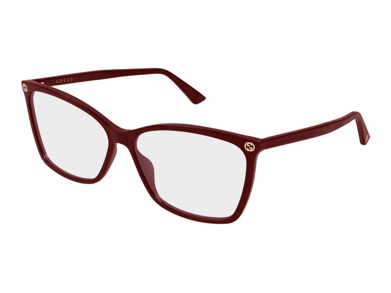 Gucci GG0025O 022 burgundy szemüveg - demo lencse
