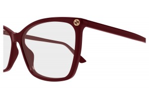 Gucci GG0025O 022 burgundy szemüveg - demo lencse