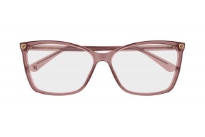 Gucci GG0025O 023 rózsaszín demo lencsés szemüveg