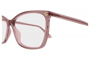 Gucci GG0025O 023 rózsaszín demo lencsés szemüveg