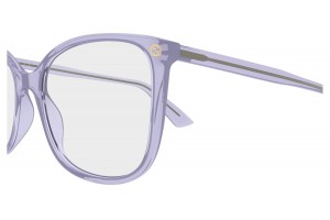 Gucci GG0026O 023 Violet demo lencsés szemüveg