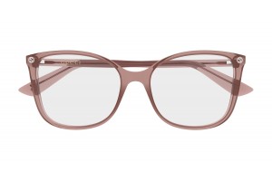 Gucci GG0026O 025 rózsaszín demo szemüveg