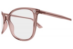 Gucci GG0026O 025 rózsaszín demo szemüveg