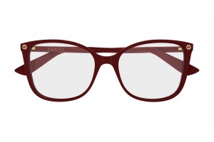 Gucci GG0026O 031 bordó szemüveg - demo lencse