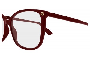 Gucci GG0026O 031 bordó szemüveg - demo lencse