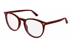 Gucci GG0027O 021 burgundy szemüveg (demo lencse)