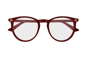 Gucci GG0027O 021 burgundy szemüveg (demo lencse)