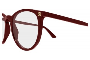 Gucci GG0027O 021 burgundy szemüveg (demo lencse)