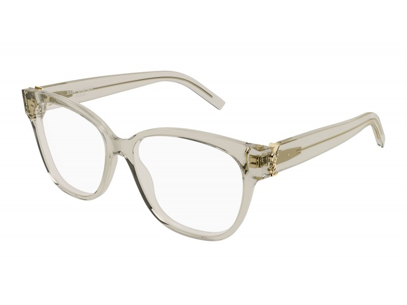 Saint Laurent SL M33 009 bézs szemüveg (demo lencse)