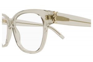 Saint Laurent SL M33 009 bézs szemüveg (demo lencse)